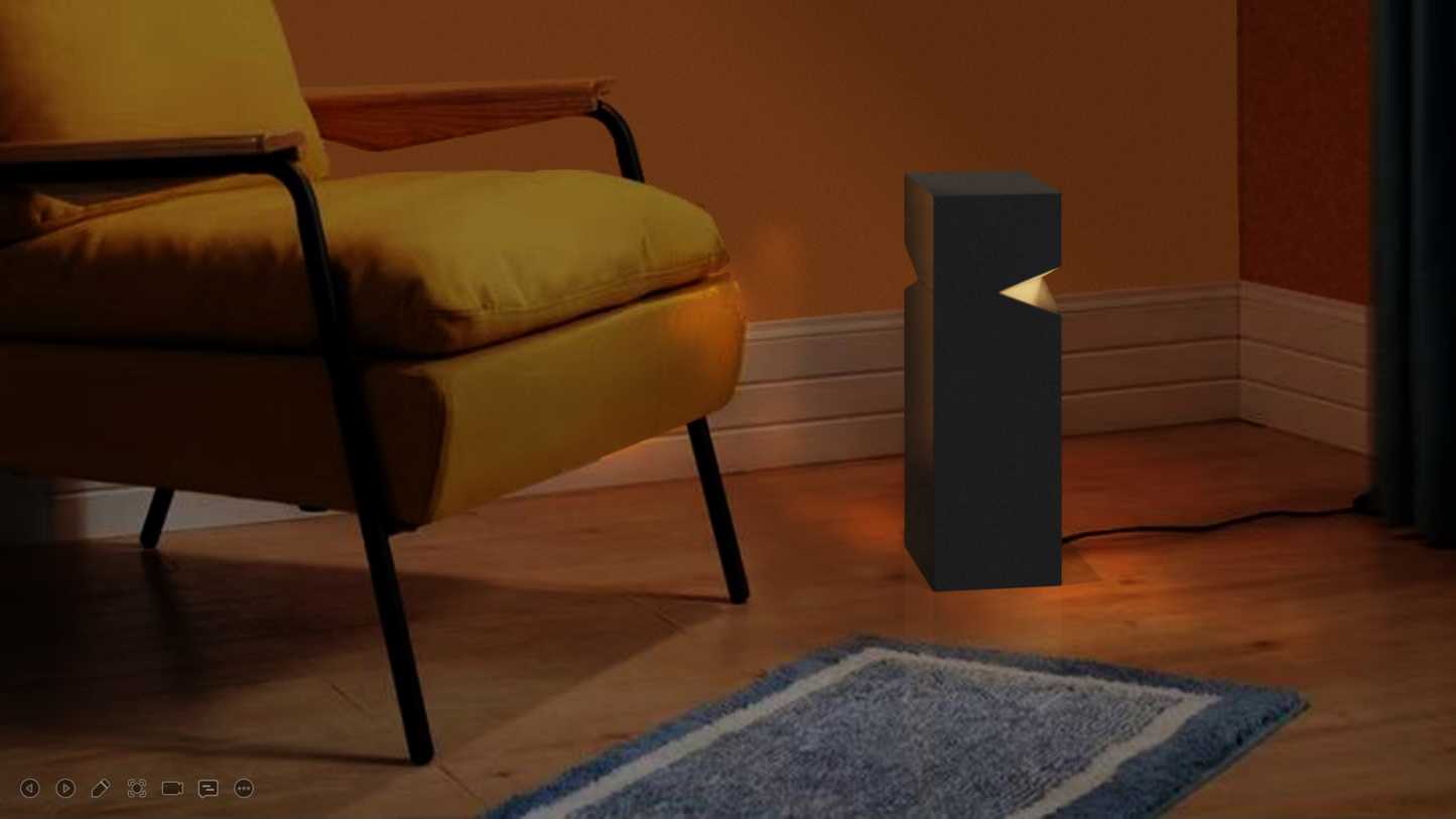 Gewu Decorative Cuboid Table Lamp