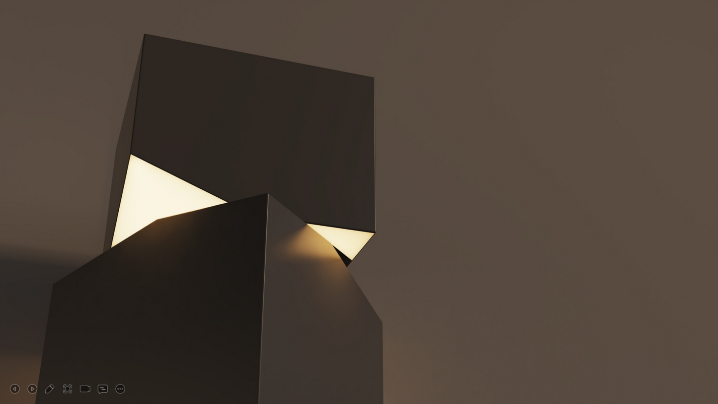 Gewu Decorative Cuboid Table Lamp